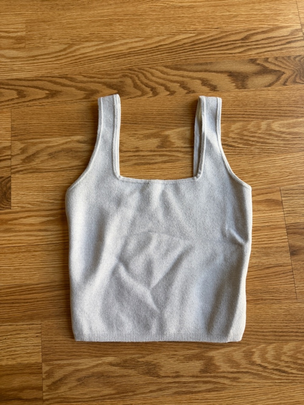Abercrombie and fitch gray knit tank top